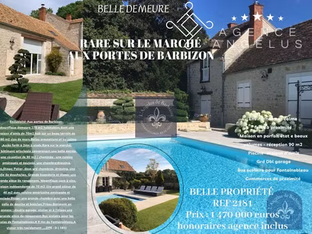 vente maison 9 pièces 280 m² à barbizon (77630)  1 295 000 €