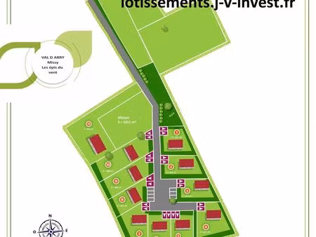 terrain 586 m² missy