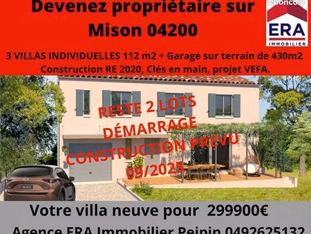 villa 5 pièces 112 m²