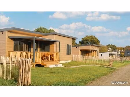 chalet bois et parcelle en pleine propriété au cœur du finistère sud