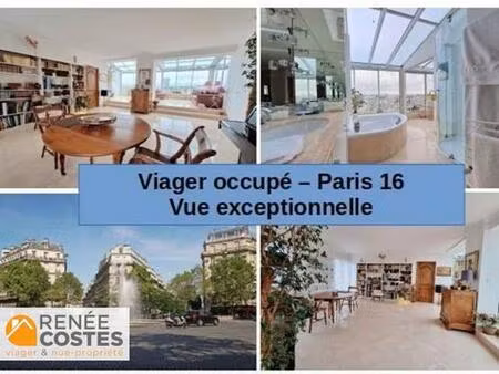 viager occupé - f75 ans - paris (75016)
