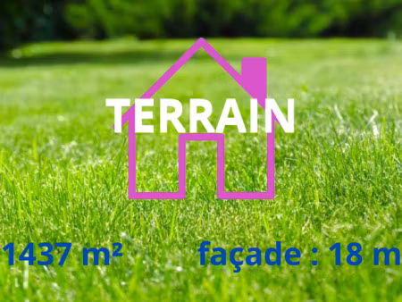 vente terrain 1437 m² lucheux (80600)