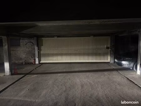 emplacement de parking privatif en sous-sol