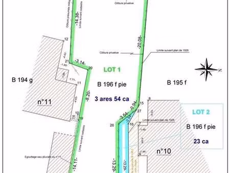terrain à vendre à hollain € 55.000 (l0t89) - av-immobilier | zimmo