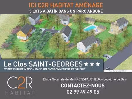 vente terrain à louvigné-de-bais (35680) : à vendre / 794m² louvigné-de-bais