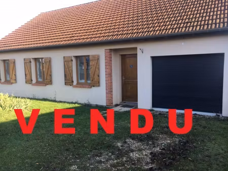 sur la commune d'azy maison de plain-pied de 115m2 4 chambres sur sur parcelle 1100m2