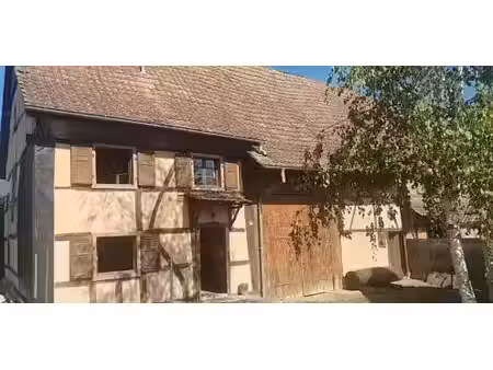 réf: 11060 secteur seppois le bas - friesen: corps de ferme/maison alsacienne avec grange 
