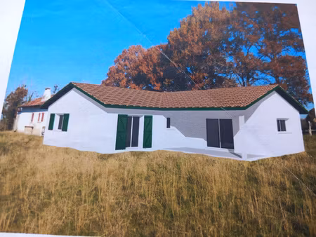 briscous terrain 784m² avec un cu