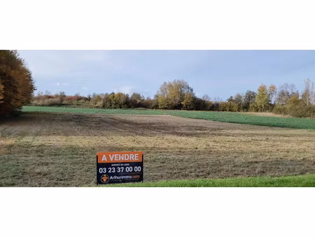 vente terrain 6644 m² froidmont-cohartille (02270)