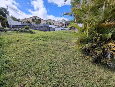 vente terrain 476 m² le tampon (97430)
