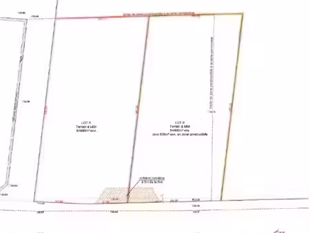 vente terrain à batir 800 m² à pacy-sur-eure (27120)  57 500 €