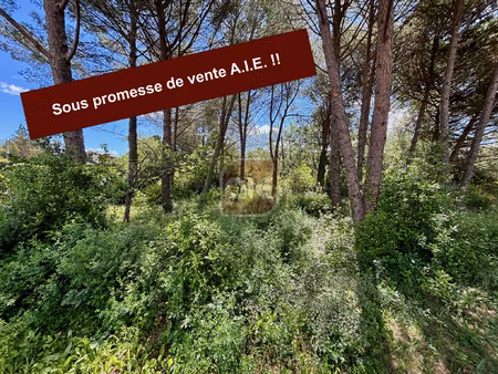 prades le lez: terrain à bâtir viabilisé de 520 m2