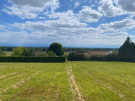 terrain vue pyrenees serres-castet