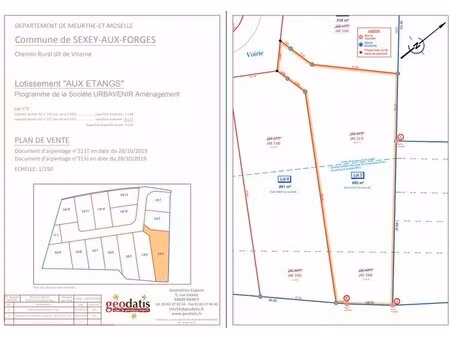 en vente terrain non constructible 995 m² – 85 500 € |sexey-aux-forges
