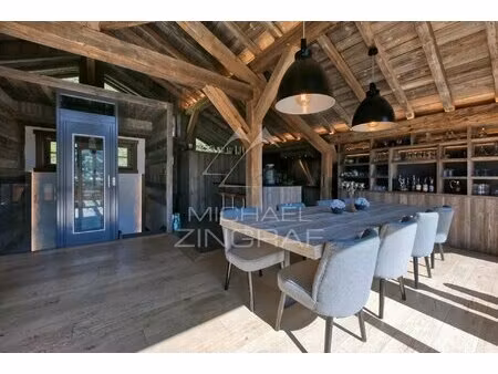 authentique ferme mégevanne rénovée avec soin - proche centre du village à pied - vue pano