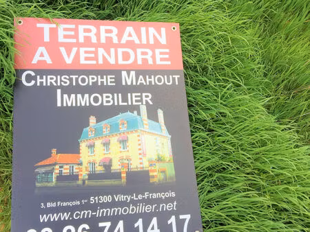 vente terrain 1352 m² vitry-le-françois (51300)