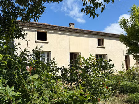 rénovation de charme - maison ancienne avec grand jardin à casseuil - 150 m2