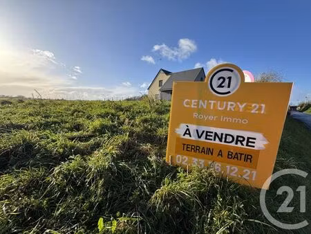 terrain à vendre - 822 m2 - heugueville sur sienne - 50 - basse-normandie