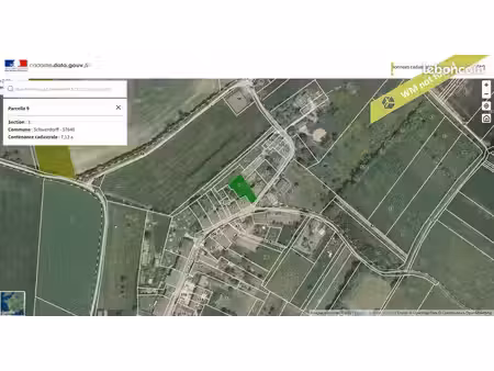 terrain 713 m² schwerdorff