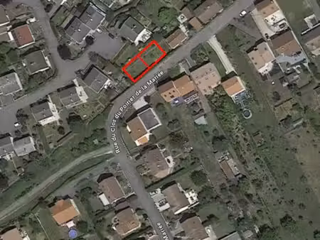 terrain constructible – 211 m² – rue du poirier de la mariée – 49 990