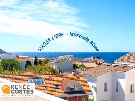 viager libre - h72 ans - marseille (13008)