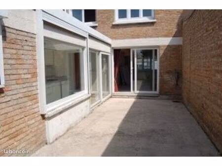 maison 90m2 a louer teteghem centre  dispo courant fevrier ou debut mars selon travaux