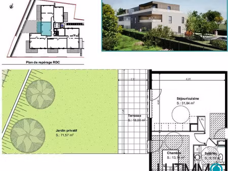 en vente appartement 51 17 m² – 198 000 € |beblenheim