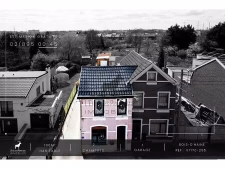 maison à vendre avec garage et terrasse   bois-d'haine (vbc13855)