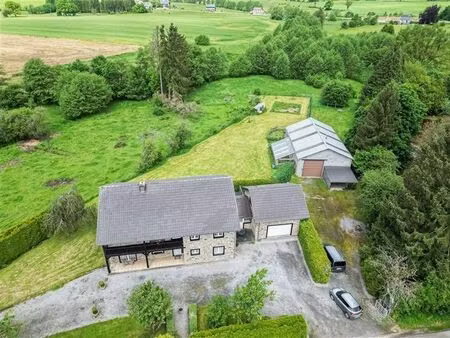 vendu ! spacieuse maison avec entrepôt à vendre à manhay