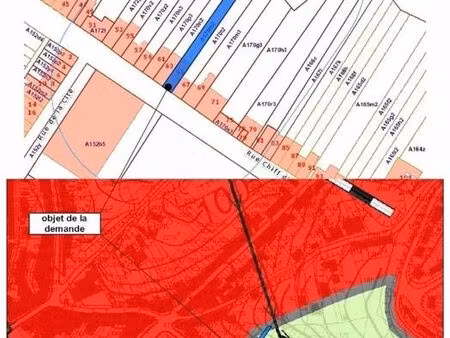 terrain de 356m² + permis de bâtir