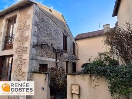 vente en nue propriété - f78 ans - chapelle viviers (86300)