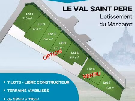 lotissement le mascaret le val saint pere - avranches