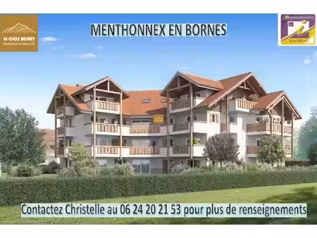 vente appartement 2 pièces 49 m² menthonnex-en-bornes (74350)