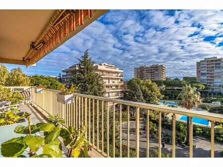 juan les pins  viager occupé  4 pièces dernier étage  2 terrasses  cave  garage