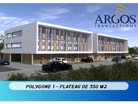 350 m2 de plateau de bureau - polygone 1
