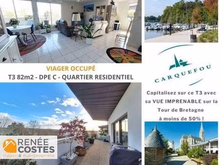 viager occupé - f78-h79 ans - carquefou (44470)