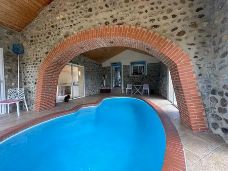 dpt hautes pyrénées (65)  à vendre maison p6 de 230 m² - terrain de 5 500 00 m² - plain pi