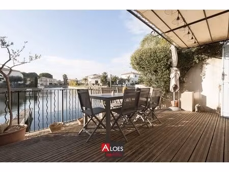 marina aigues-mortes 5 pièces avec poste d'amarrage et garage