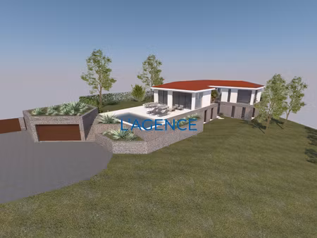 terrain de 2940m2 avec superbe vue dégagée et permis de co