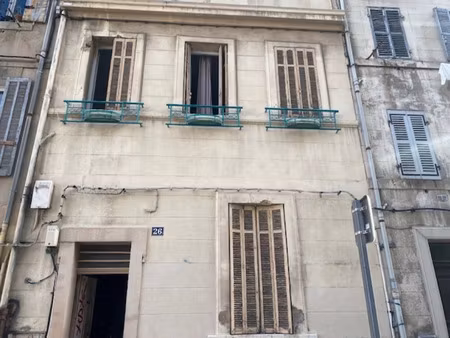 immeuble à vendre marseille 3eme arrondissement 6 pièce(s) 180m2 250 000€