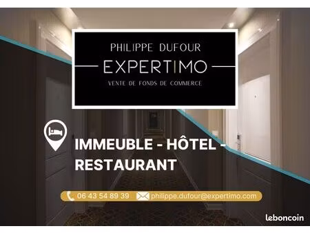 hotel  restaurant 845 m² celles-sur-durolle