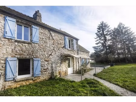 maison en pierre à vendre 5 pièces à livilliers (95) vue imprenable sur la campagne