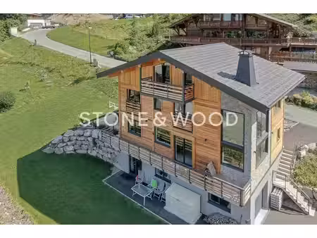 chalet moderne avec vue dégagée