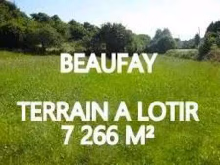vente terrain à beaufay (72110) : à vendre / beaufay