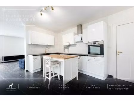 superbe 3 facades avec garage sur marchienne au pont