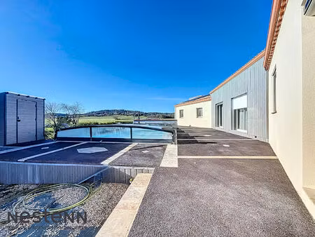 belle maison familiale de 200m2 avec piscine et jardin à mondavezan - vue pyrénées