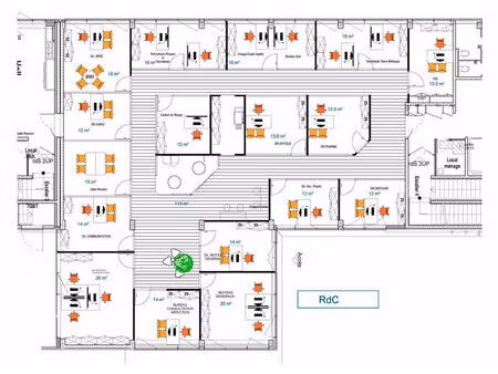 location bureau 395 m² à tours (37100)