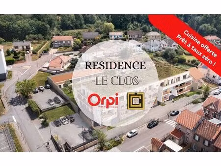 appartement longlaville 42.38 m² t-2 à vendre  179 000 €