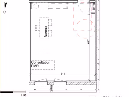 local professionnel médical au rez-de-chaussée d'un pôle san