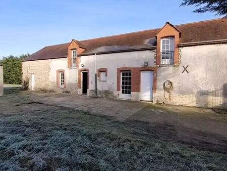 pleine campagne fermette à finir de rénover 182m² +107m² dep / 2012m².